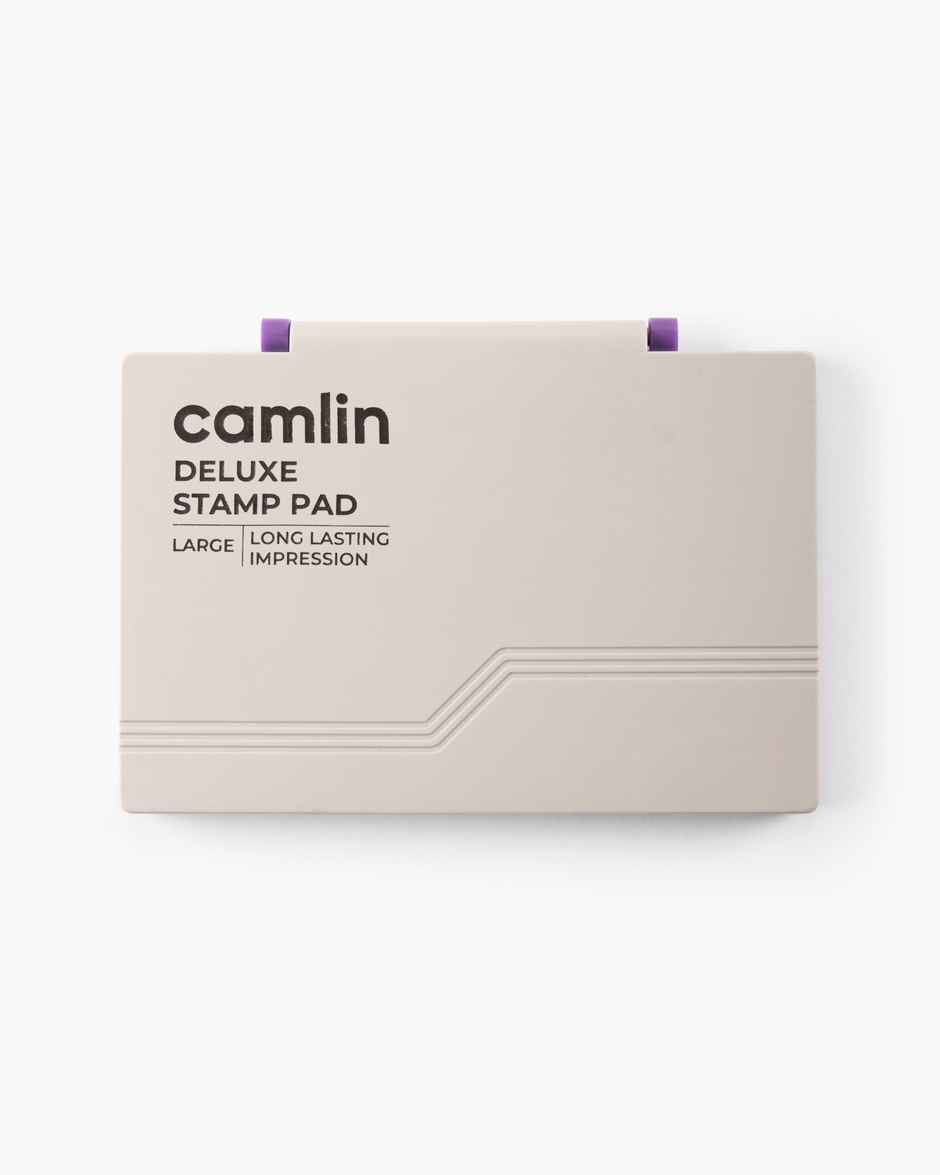 Camlin Deluxe Large Stamp Pad, Colour - Violet