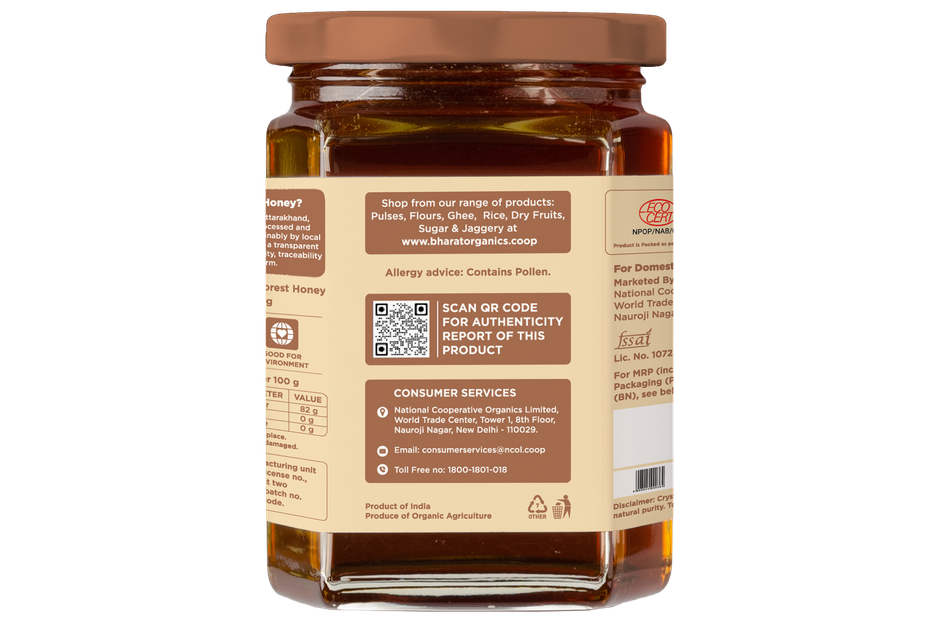 Bharat Organics Organic Wild Forest Honey
