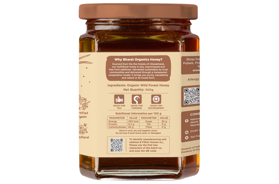Bharat Organics Organic Wild Forest Honey