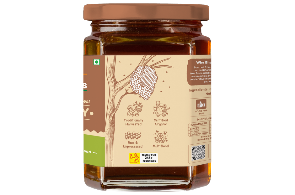 Bharat Organics Organic Wild Forest Honey