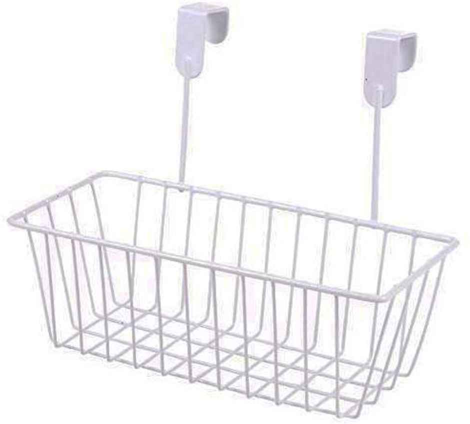 Go Hooked Hanging Storage Basket | Over Door Cabinet Storage Basket