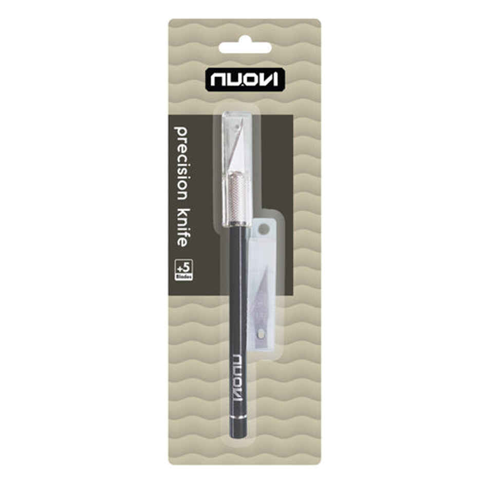 Nuovi Precision Knife | Incl. 5 Blades | Black