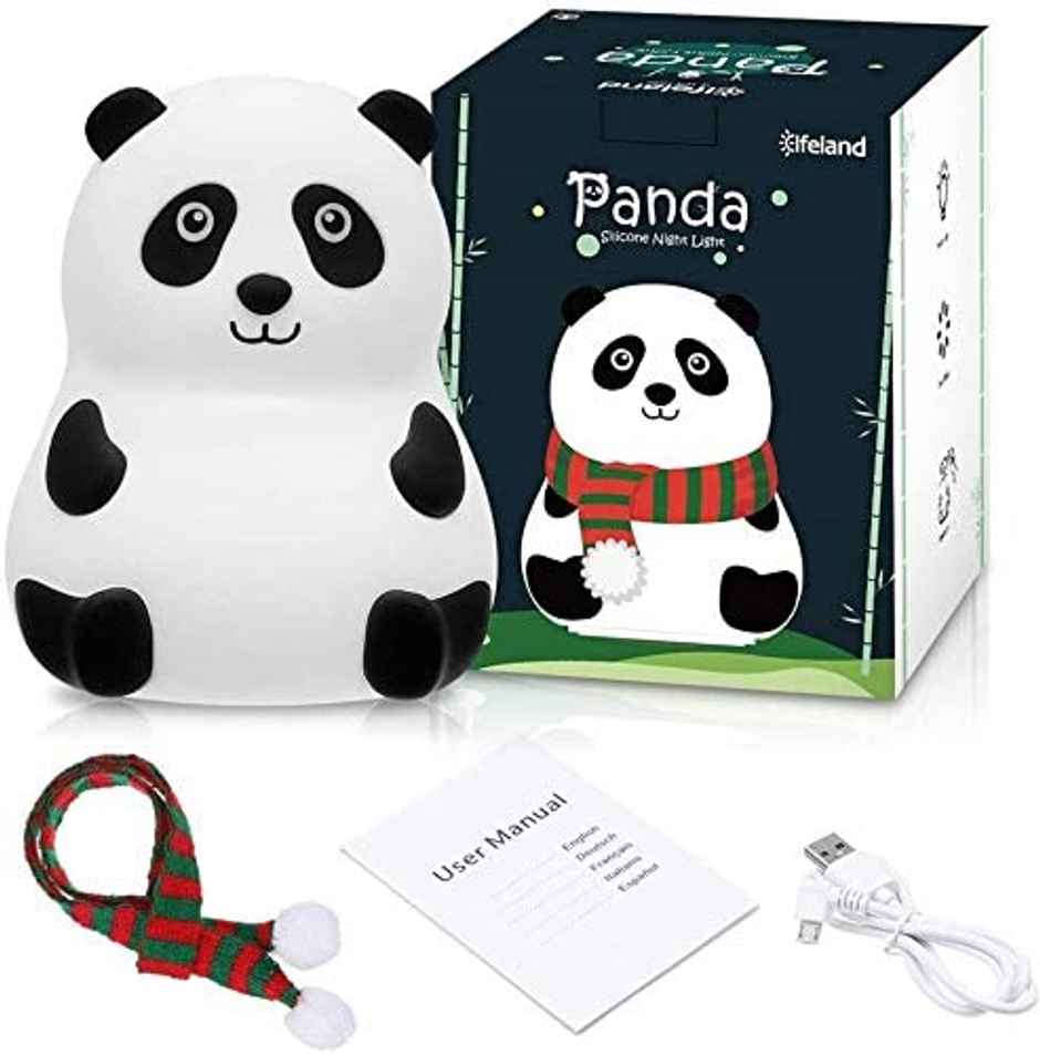 DesiDiya Panda LED Night Light - White | Color Changing