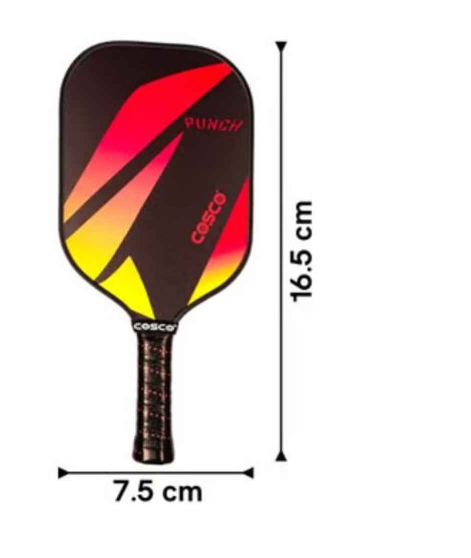 Cosco Pickleball Paddle (50% Carbon And 50% Fibreglass)