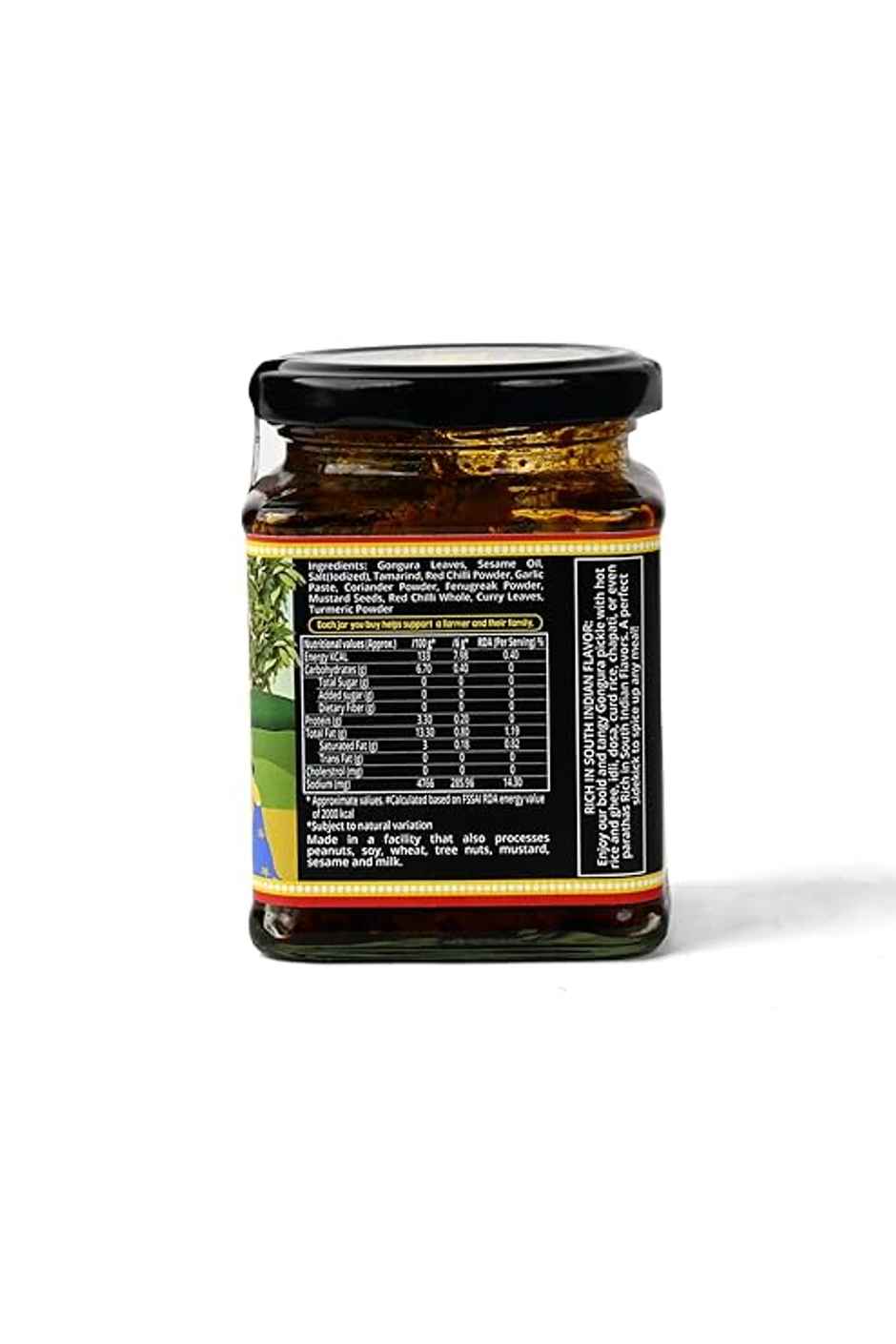 The Little Farm Co Gongura Pickle | Authentic Andhra Style South Indian Achar