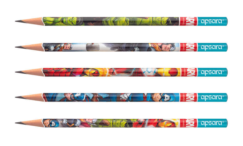 Apsara Marvel Avengers Extra dark pencil Pk-10