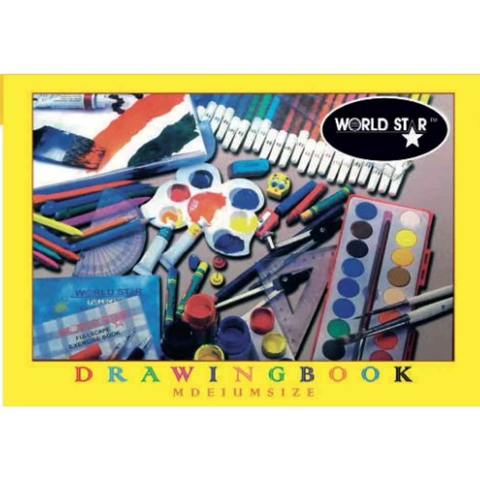 ABK Yellow Drawing Book Unruled 36 Pages 29 x 21 cm