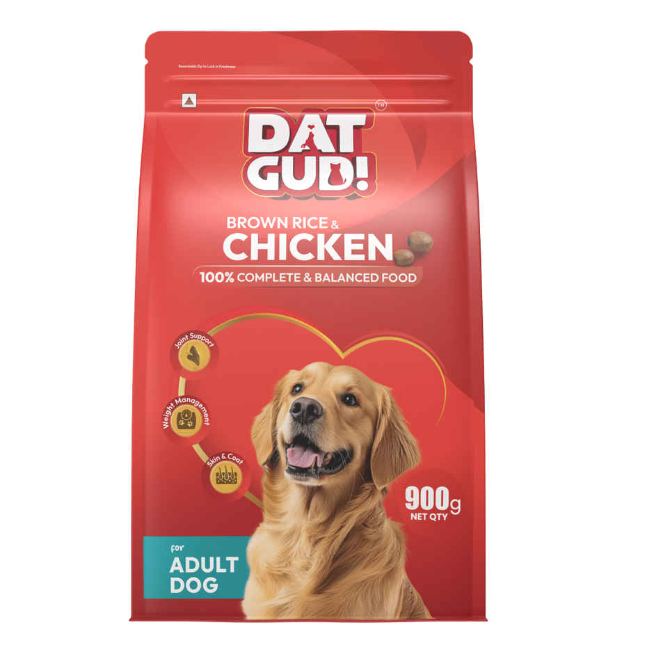 DatGud Chicken and Brown Rice Adult Dry Dog Food | Balanced Nutrition Joint Care Digest