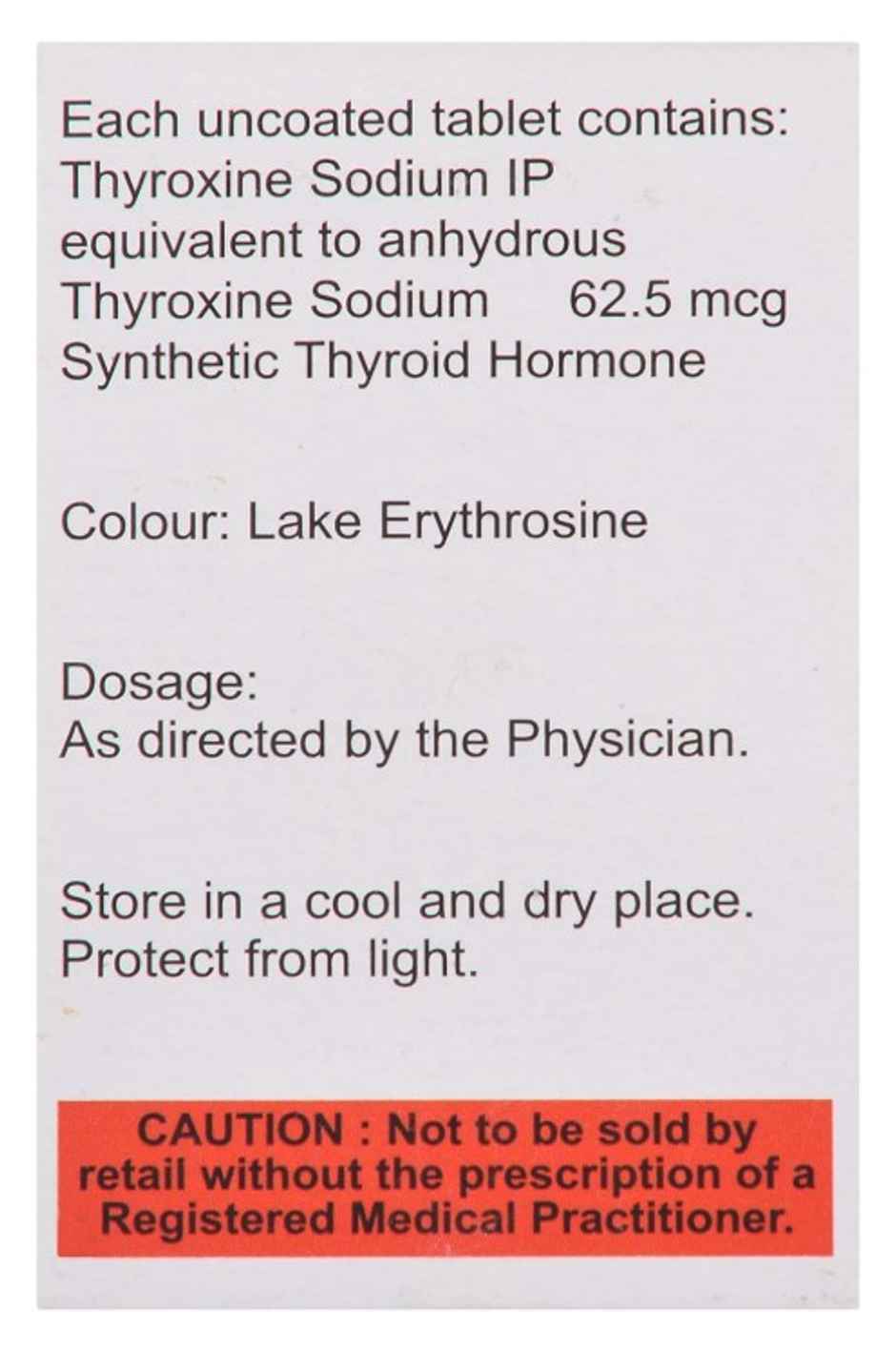 Thyrox-62.5 Tablet