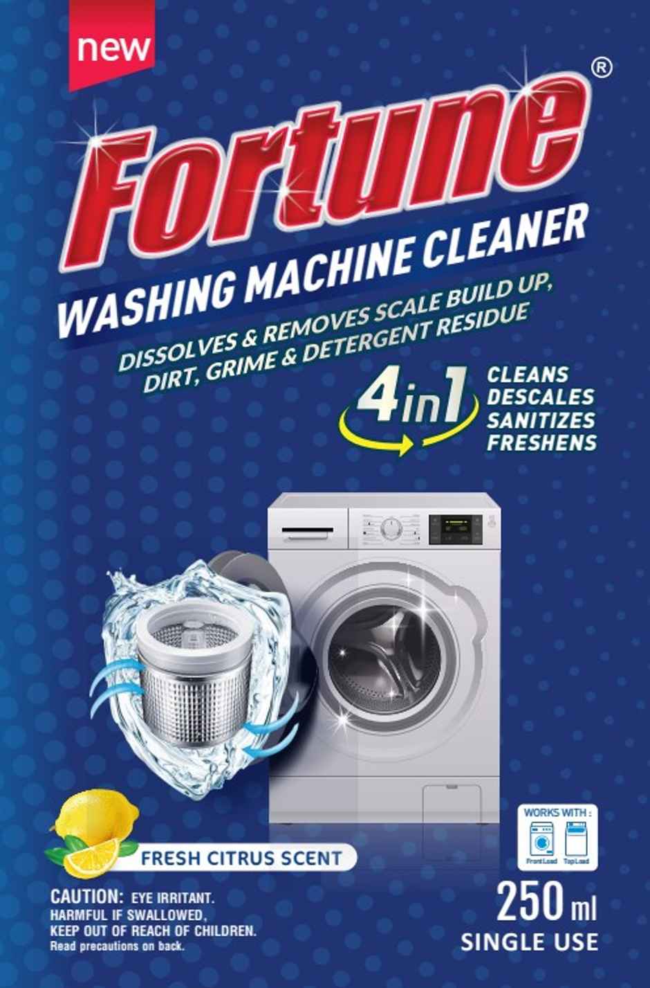 Fortune Washing Machine Cleaner & Descaler Liquid