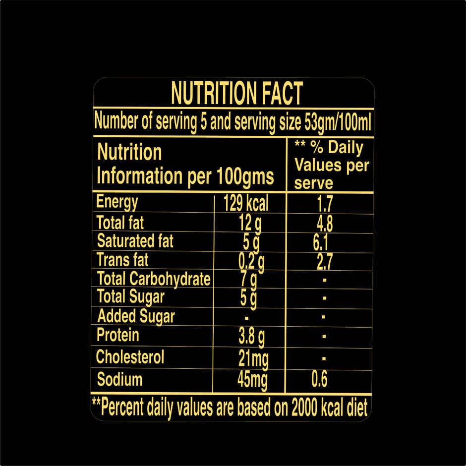 Lazza Sugar Free Butterscotch Ice Cream Tub