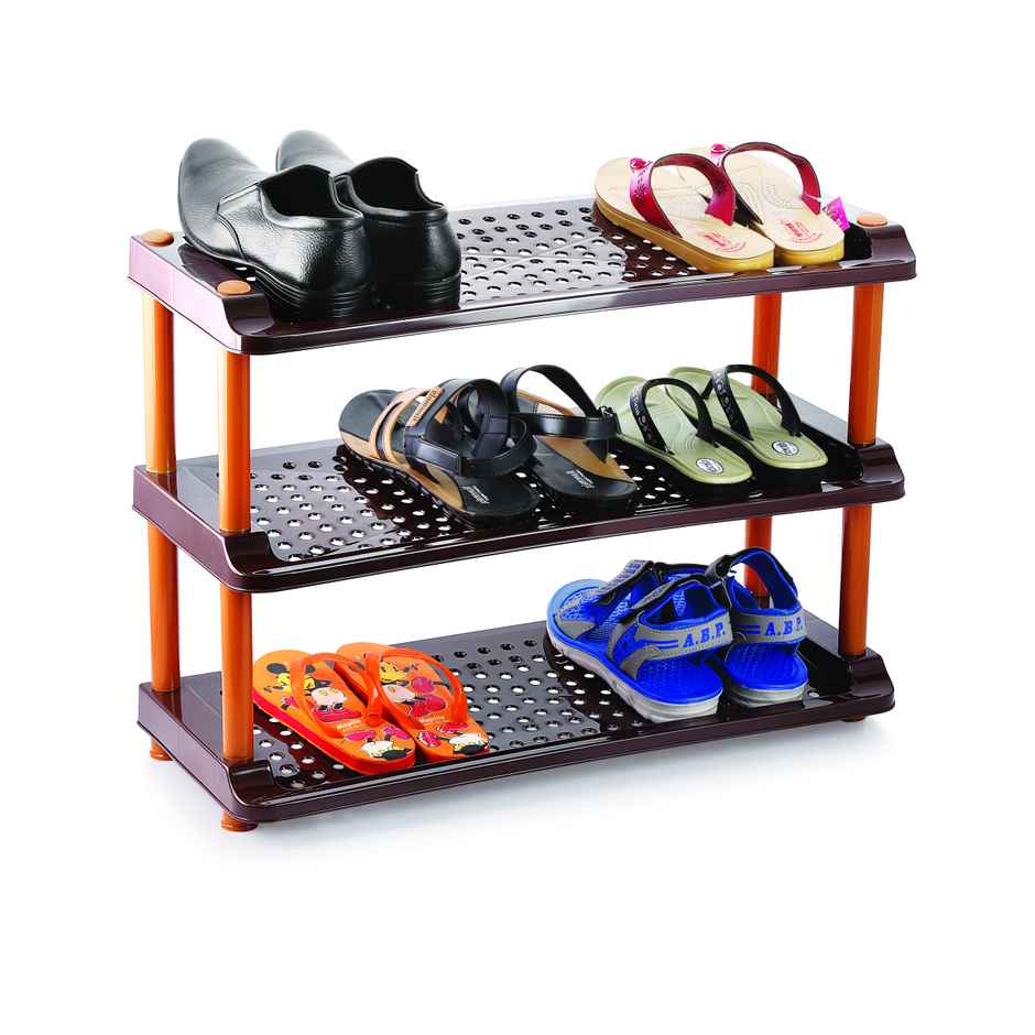 Liza Industries Como Shoe Rack 3 (Colour May Vary)