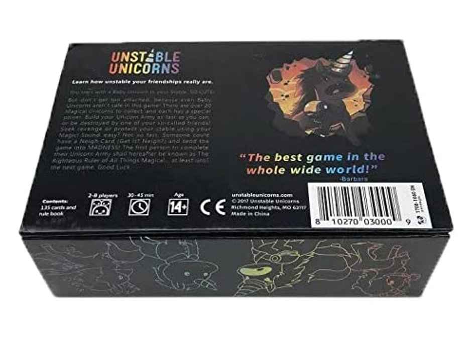 Awestuffs Unstable Unicorns Card Game Party Play Cards A Card Game for Kids Children