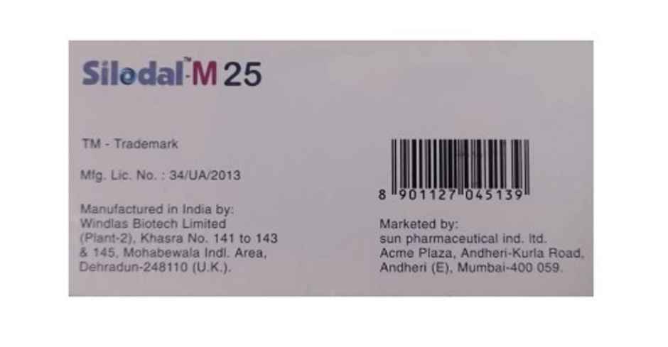 Silodal-M 25 Tablet ER