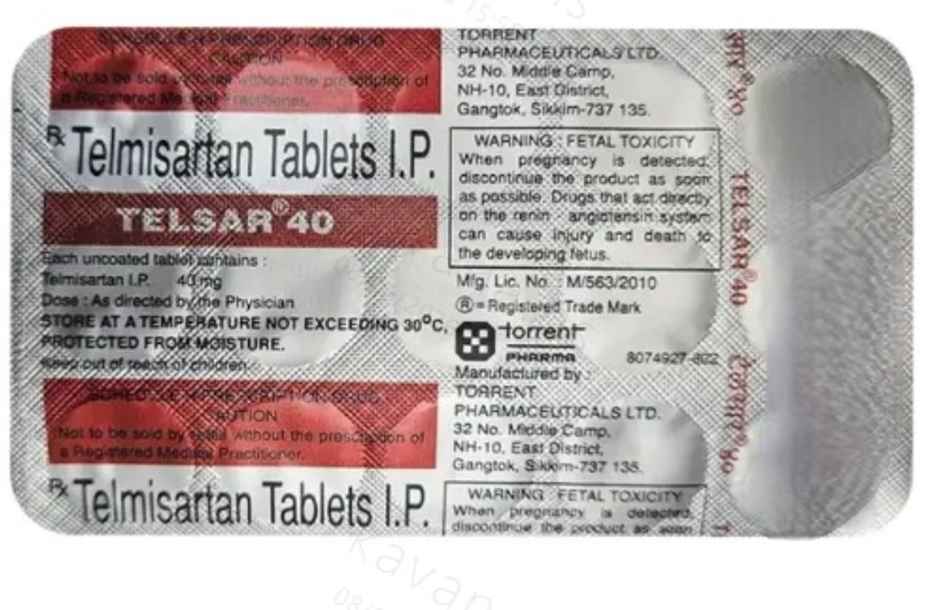Telsar 40 Tablet