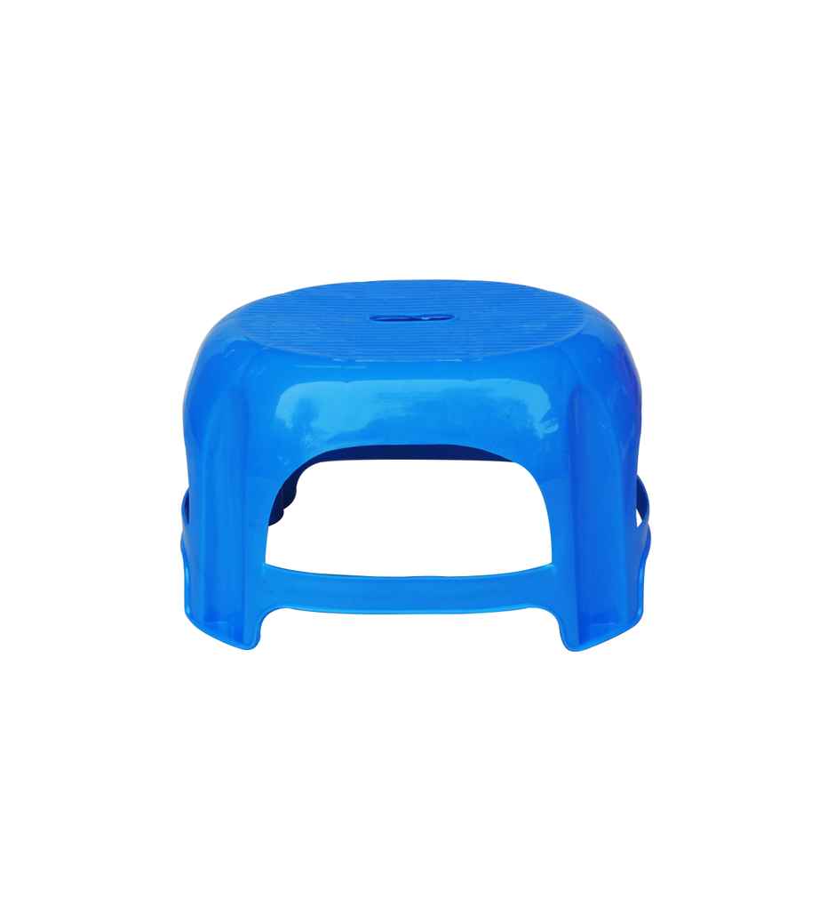 Princeware Bathroom/ Kitchen Stool Small Size | 323 x 280 x 183 Mm- Blue