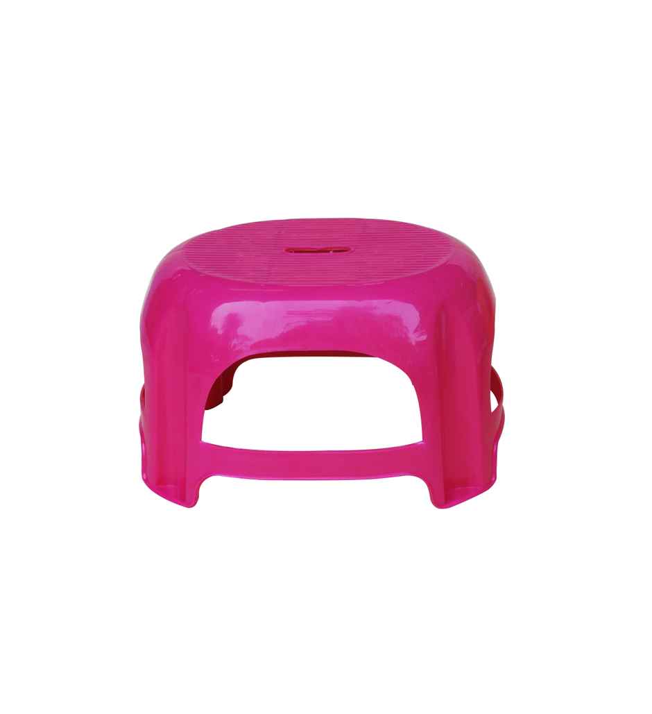 Princeware Bathroom/ Kitchen Stool Small Size | 323 x 280 x 183 Mm- Pink