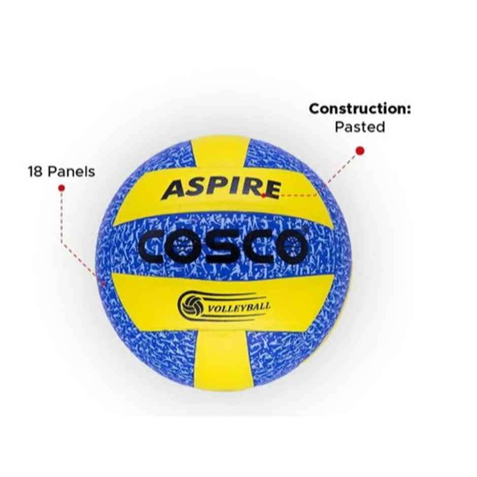 Cosco Volley Ball Aspire, Pu Leather Pasted|Made In India