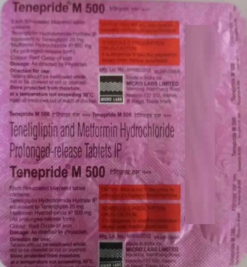 Tenepride M 500 Tablet PR