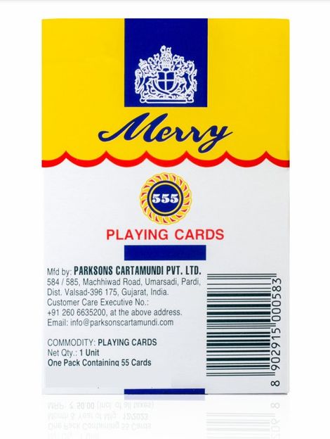 Parksons Cartamundi Cartamundi Merry 555 Playing Cards