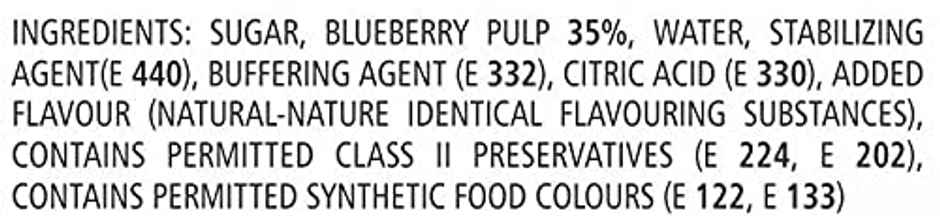 Manama Blueberry Fruit Crush