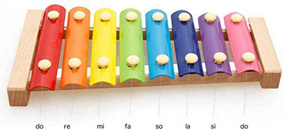 Toyshine Xylophone For Kids Wooden Xylophone Toy With Child Safe Mallets