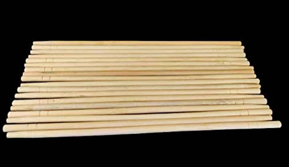 Wooden Cocktail Stirrer - 20 Cm X 5 Mm, Extra Thick, With Groove - Pack Of 25