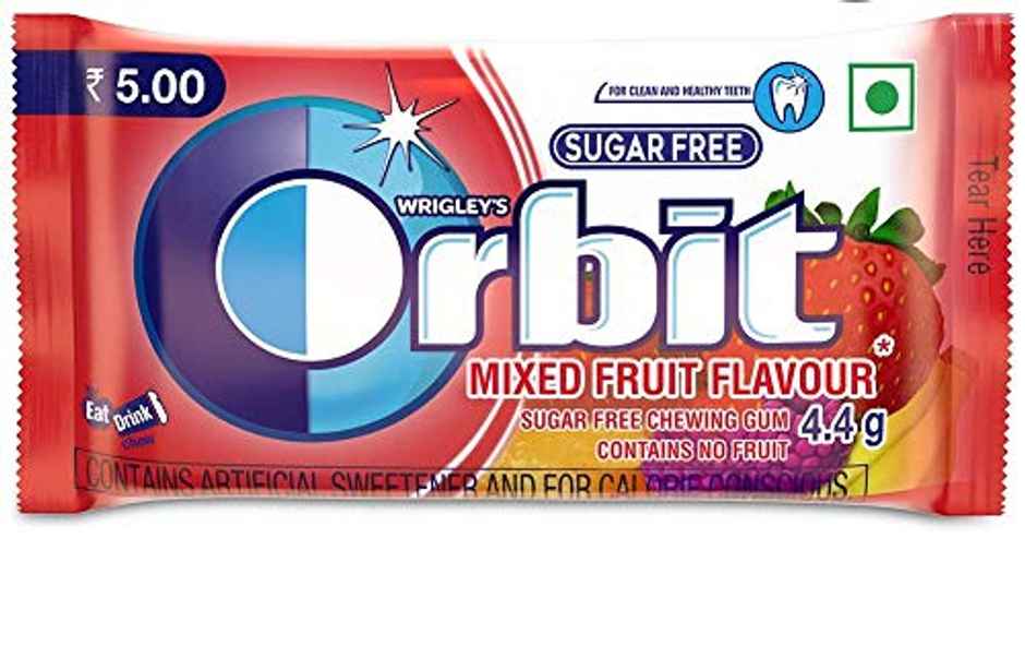Orbit Mixed Fruit Sugar Free Chewing Gum
