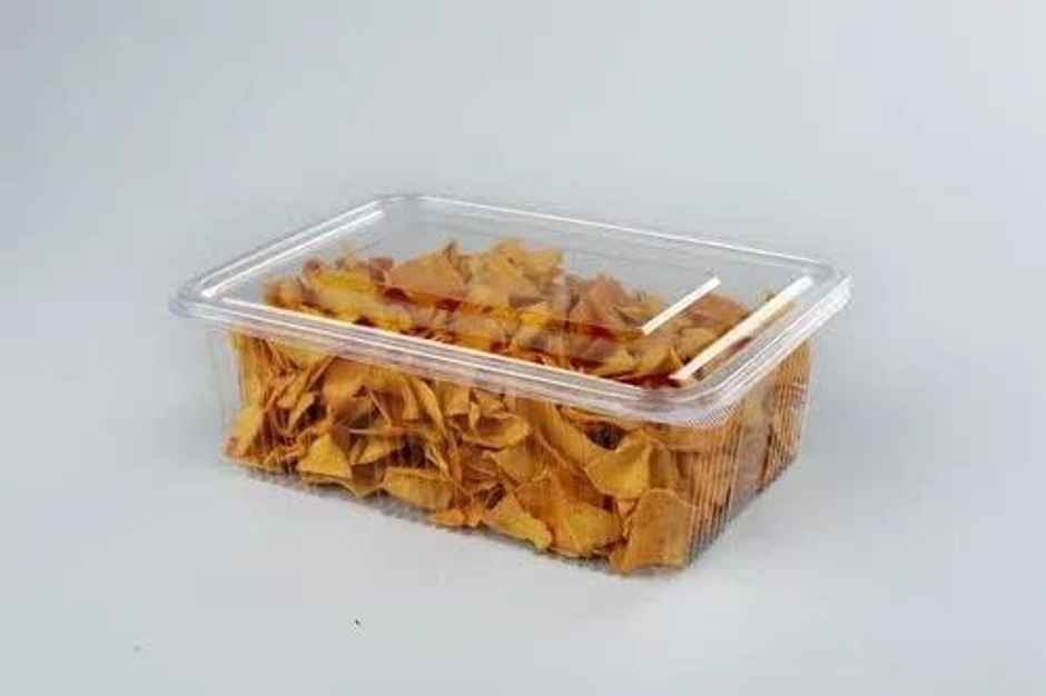 Plastic Hinge Box | Pack Of 10 | 500 ml | Tempware