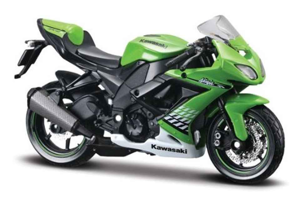 Maisto Licensed 1:18 Kawasaki Ninja Zx 10R Bike