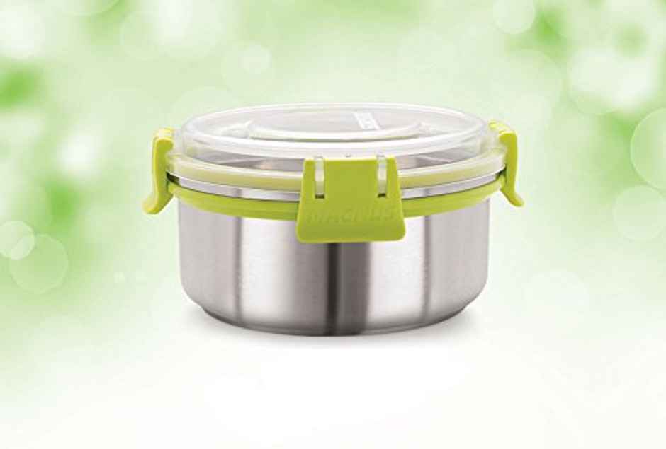 Magnus Klip Lock Stainless Steel Container- 100 ml