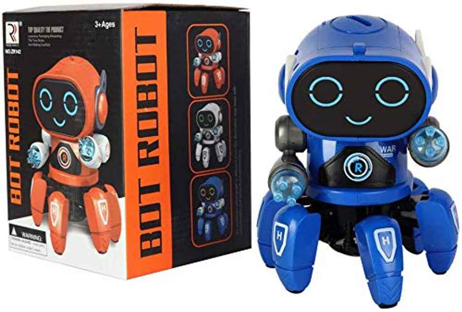 Toyshine Bot Pioneer Dancing Robot With Colorful Lights & Music (4 - 8 Years)