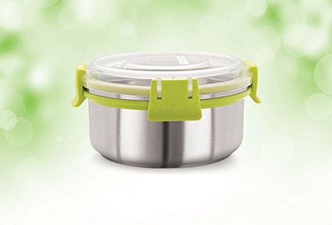 Magnus Klip Lock Stainless Steel Container- 300 Ml
