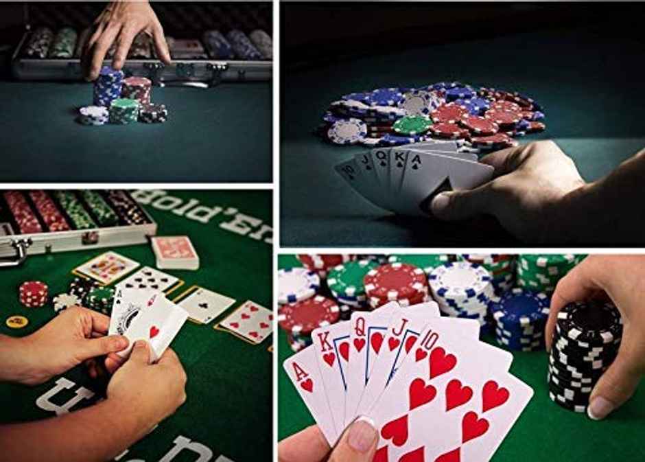 ABK Casino-Style Poker Set with 200 Chips