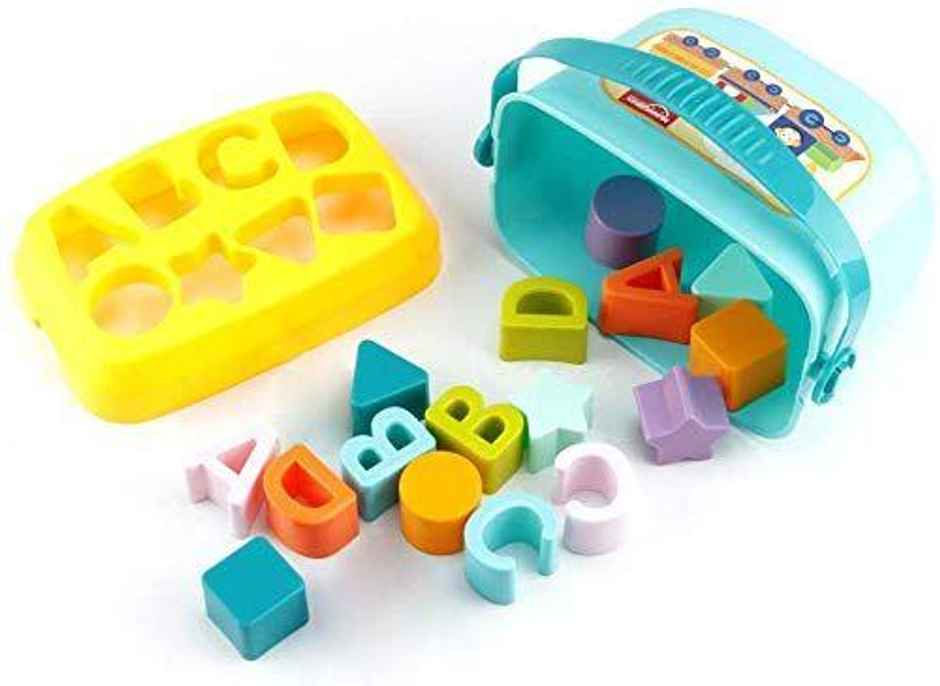 Toyshine Baby'S First Shape Sorting Blocks Learning- Educational Activity Toys Blocks - Multicolor