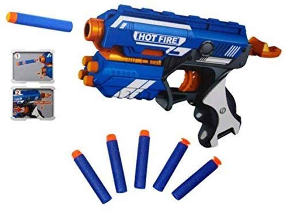 Storio Blaze Storm Soft Bullet Gun | Foam Dart Gun with 10 Safe Bullets