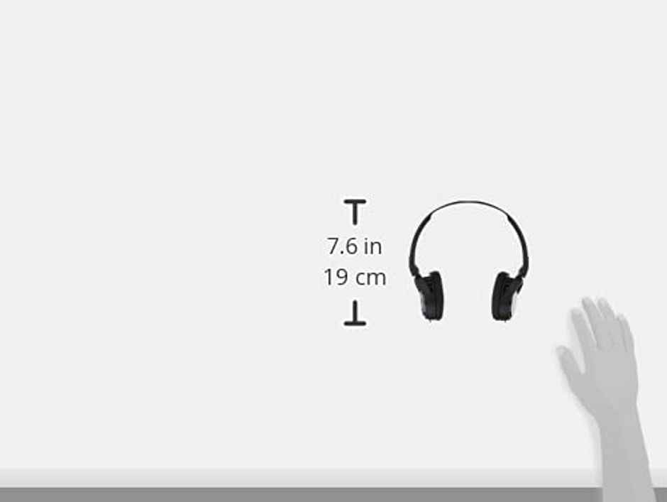 Sony MDR-ZX310AP Wired On-Ear Headphones with Mic - Black