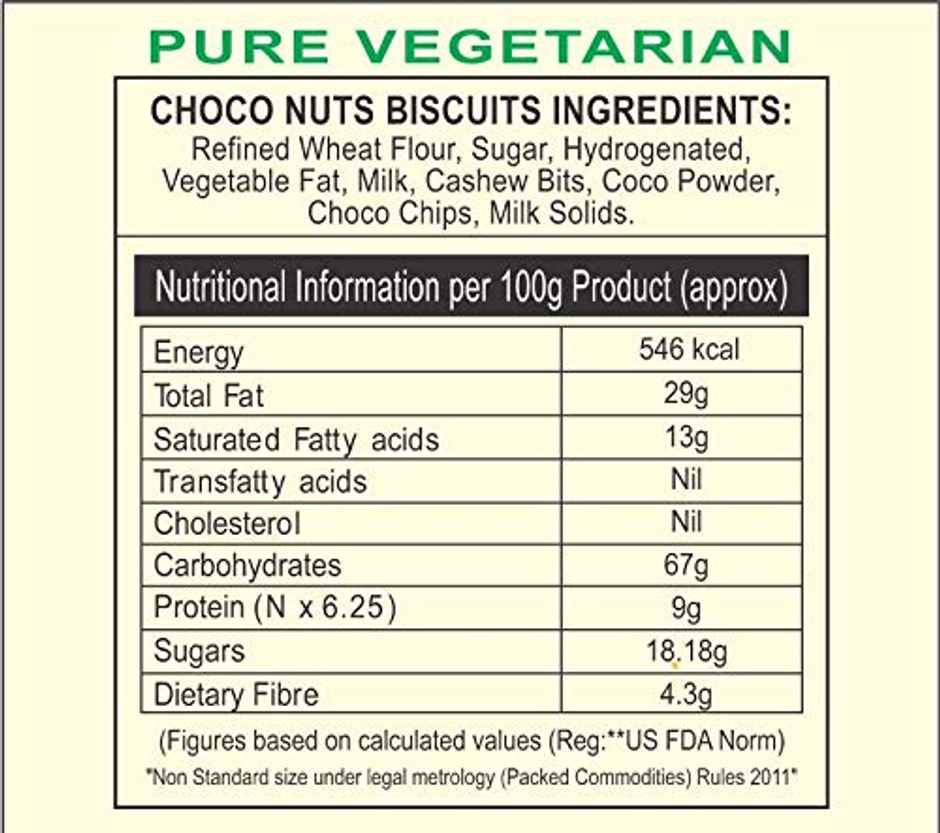 Karachi Bakery Choco Nuts Biscuits - Healthy, Crispy, No Preservatives,