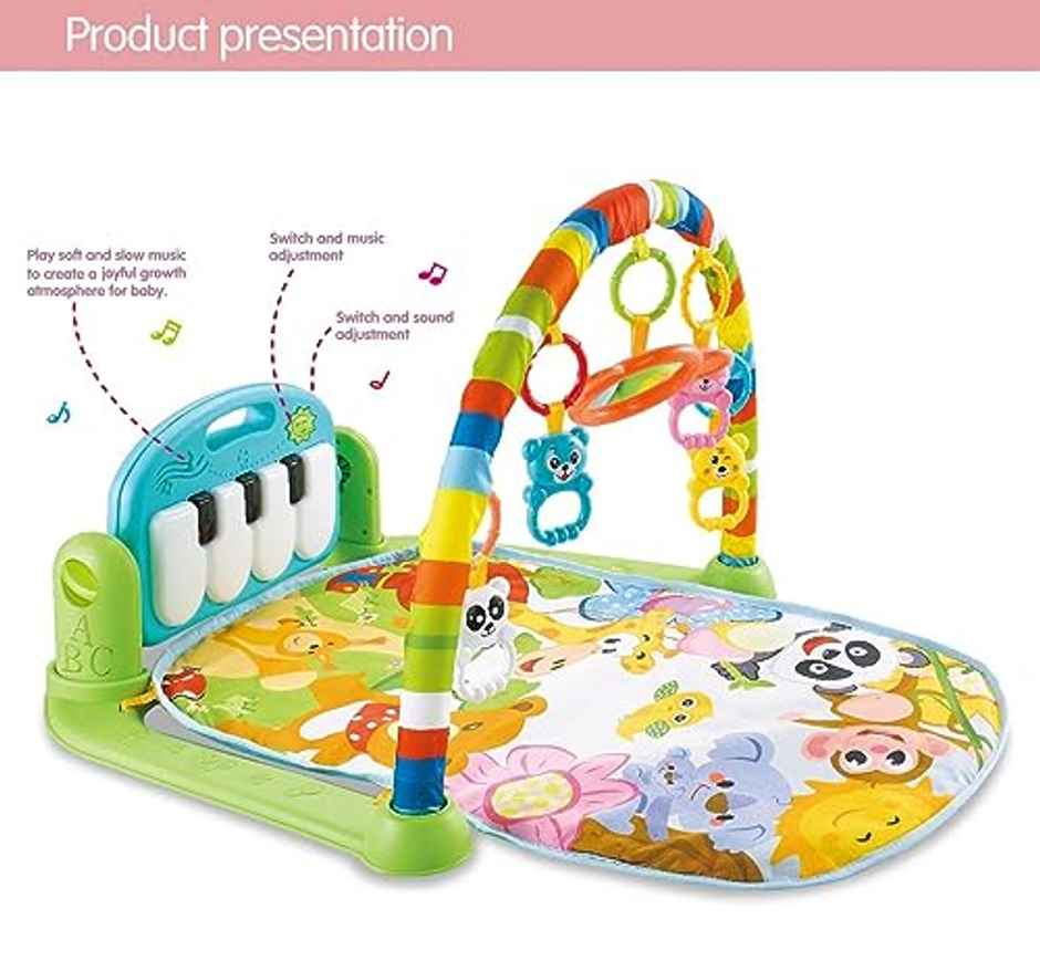 Storio Baby Products Musical Keyboard Mat Piano Gym Mat | Multicolour