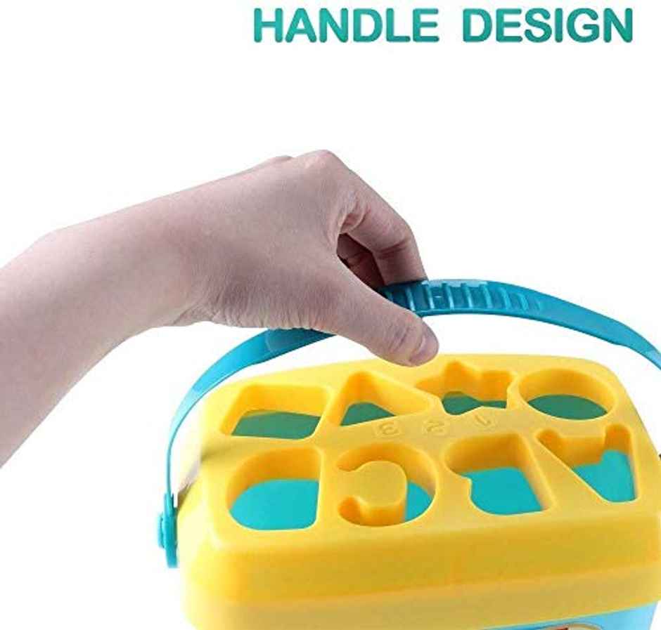 Storio Baby First Blocks | Shape Sorter & ABCD Building Blocks