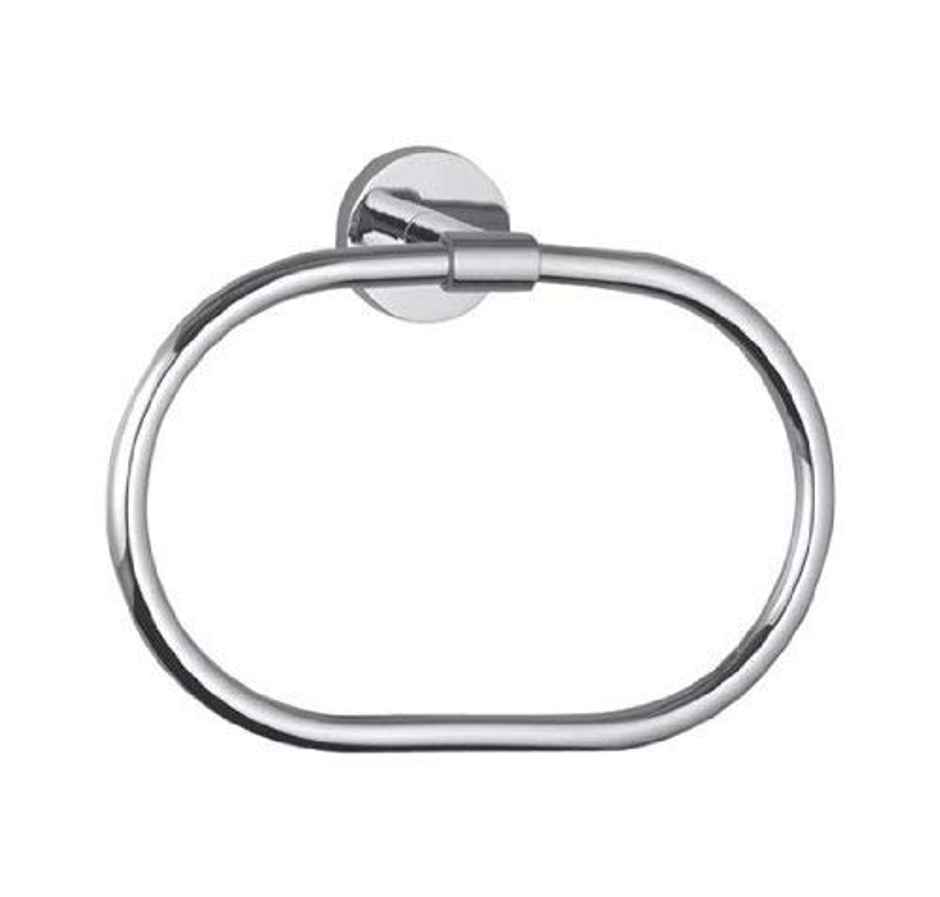 Hindware Brass And Steel Towel Ring For Hanging Hand Towel