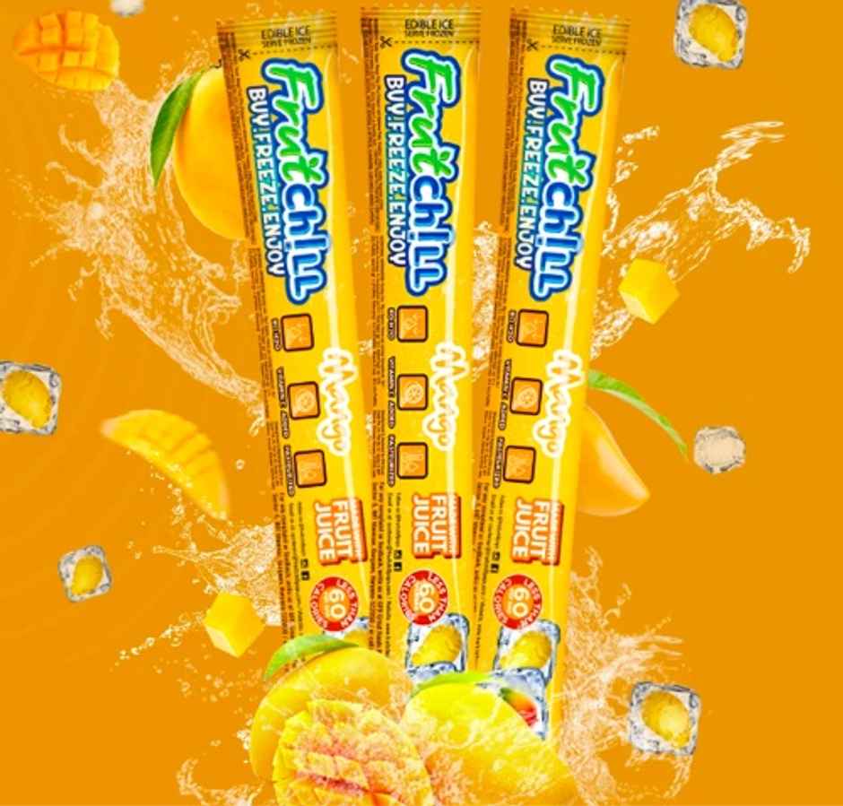 Fruitchill Mango Ice Pops/ Frozen Juice Bars