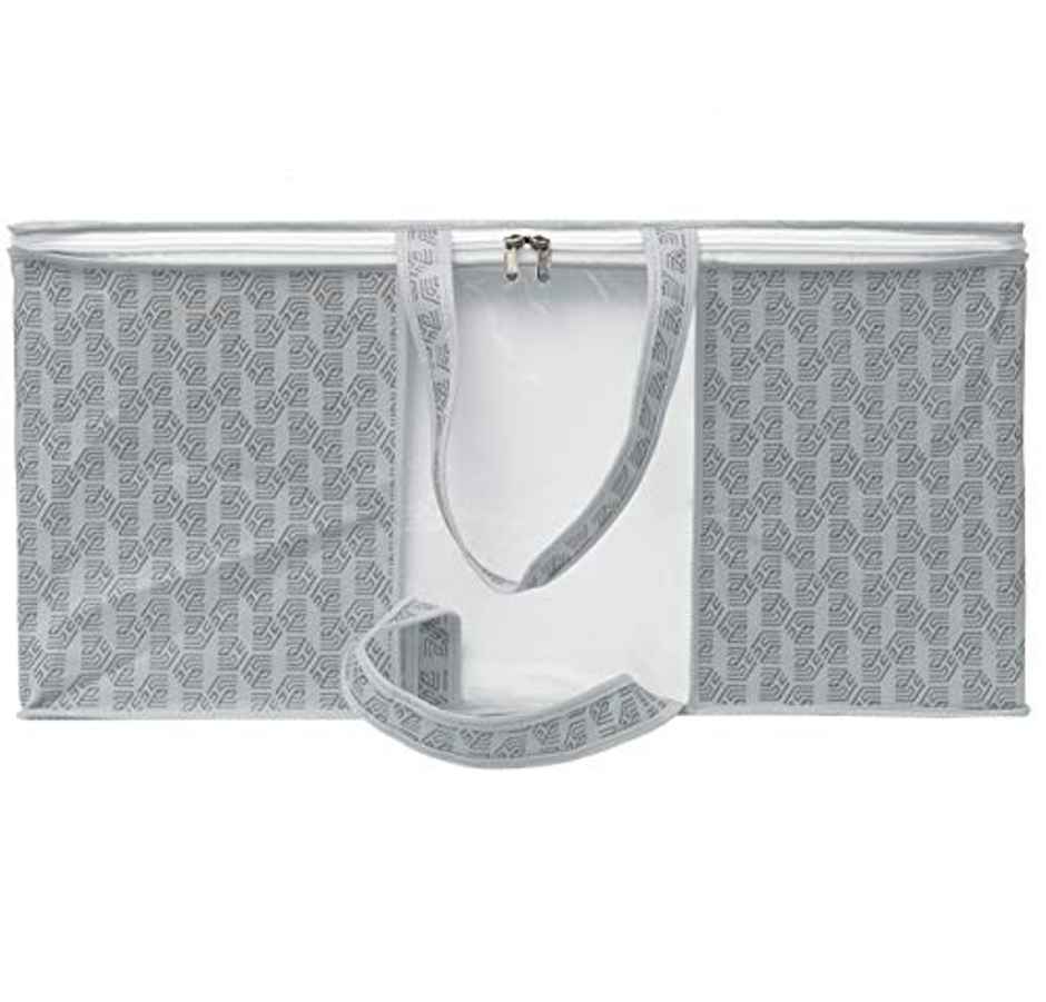 Homestrap Pack Of 2 Non Woven Underbed Storage Organizer