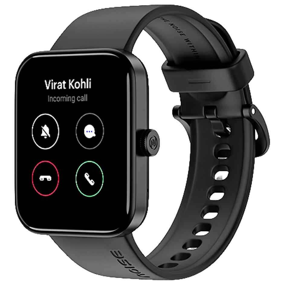 Noise ColorFit Pulse Go Buzz Smartwatch with Bluetooth Calling | 1.69" TFT Display | SpO2 Sensor - Black
