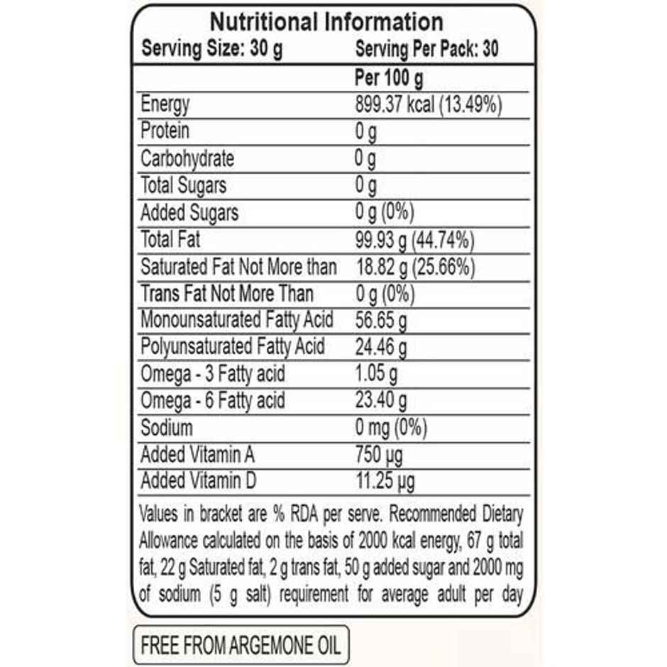 Patanjali Groundnut Oil Polypack