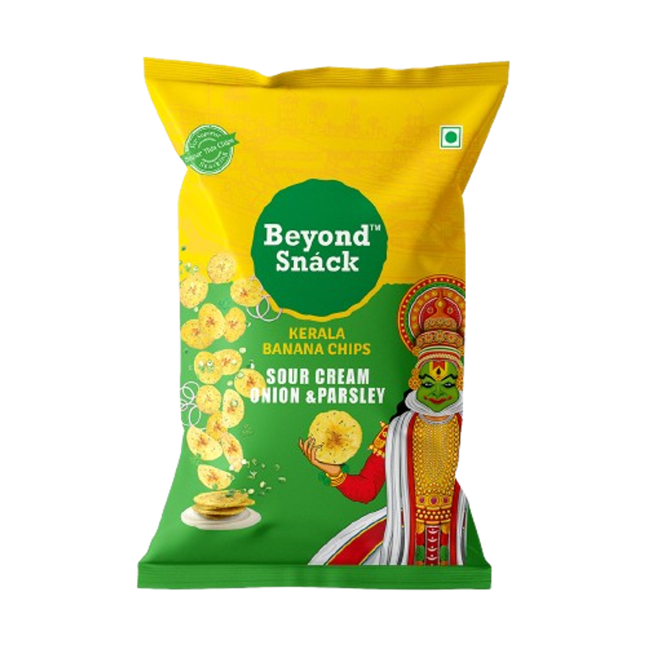 Beyond Snack Kerala Banana Chips - Sour Cream, Onion & Parsley Combo