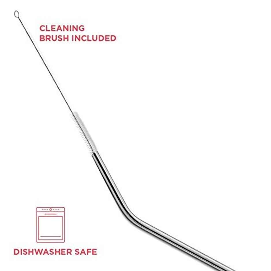 KVG Reusable Drinking Straw | Mojito Star Falooda | Coctail Straw , Food Safe Straw