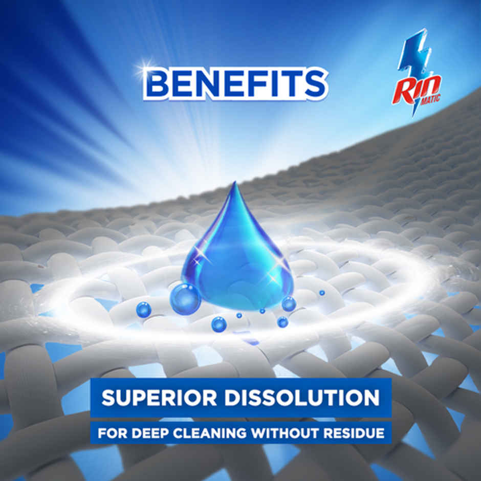 Rin Matic Front Load Detergent Liquid | Pouch