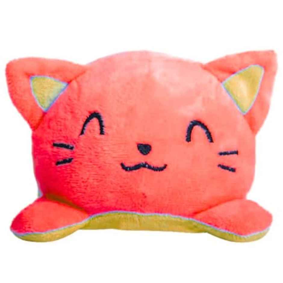 Storio Toy Cat Plushie Reversible Soft Toys For Kids | 15 cm