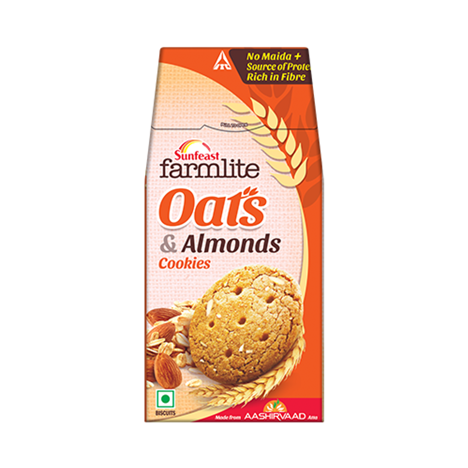 Sunfeast Farmlite Oats & Almonds Cookies